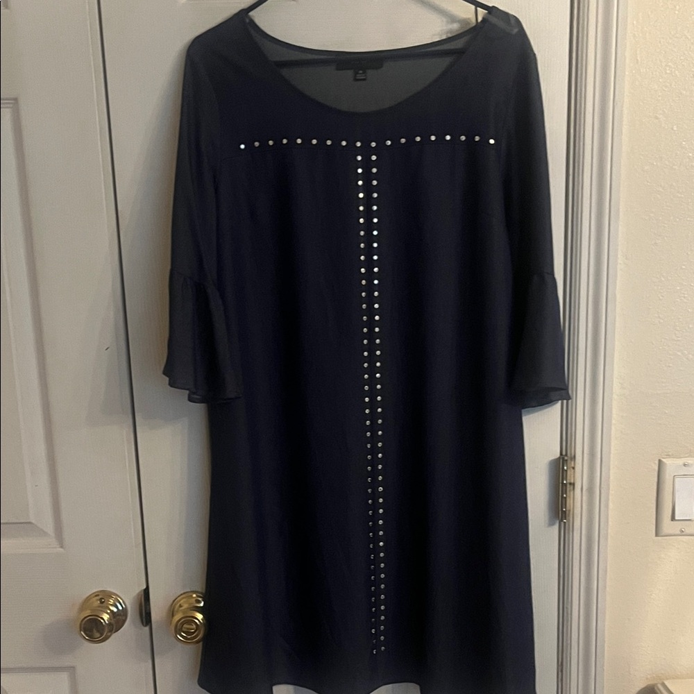 NAIF Navy Garment with Studded Accents